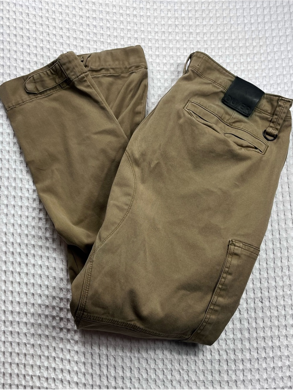 DU/ER Men’s 36x32 Tan Brown Performance Cargo Utility Pants